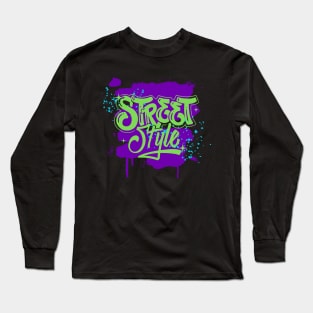 STREET STYLE CITY DESIGN Long Sleeve T-Shirt